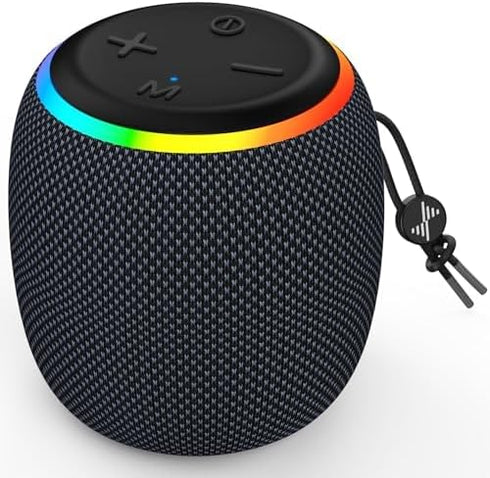 LENRUE Bluetooth Speaker, Wireless Speaker with Dynamic Light Show, Crisp Sound, TWS, Portable