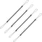 Plastic Elastic Tether Lanyard for Touch Pens, Retractable Anti-Lose Tablet Pens, Pack of 4 (8.66-inch, Black)