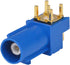 Kaunosta GPS Telematics or Navigation RF Coax Connector Fakra C Right Angle Blue