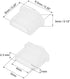 uxcell 20pcs Micro Silicone Protectors Male Port Anti Dust Cap Cover Clear