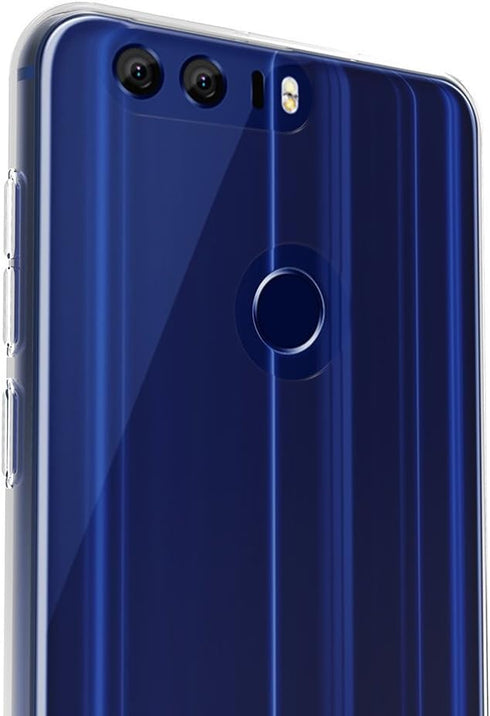 MaiJin Soft TPU Rubber Gel Bumper Case for Huawei Honor 8 (5.2 inch) Transparent Back Cover