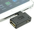 chenyang Micro USB OTG Power Adapter, 2 in 1 Micro USB Male to USB 2.0 Female, 90 Degree Right Angled Connector