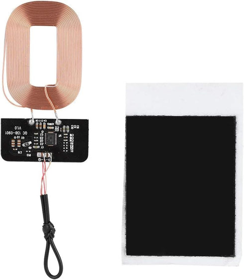Qi Standard Charging Coil DIY Charging Receiver Module PCB Circuit Board, 5V 1A Fast Charging Module
