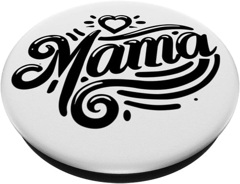 PopSockets Standard PopGrip - Mama Heart Mother's Day Women Flower