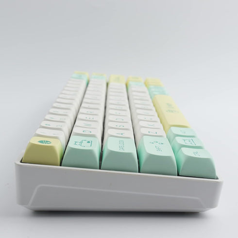 Hyekit PBT Keycaps, 130 Keys, Cute Cat Keycaps, Dye-Sublimation, XDA Profile Custom Keycaps for Cherry Gateron MX