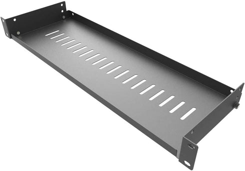 JINGCHENGMEI 1U Disassembled Vented Cantilever Server Rack Mount Shelf 6"(152mm) Depth for 19-Inch