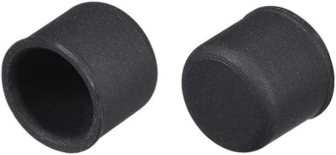 uxcell 10pcs RCA Silicone Port Protectors, Anti Dust Cap Cover, 8mm Dia Black
