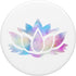 Lotus Flower Yoga Spiritual Dreamy Colorful Design PopSockets Swappable PopGrip