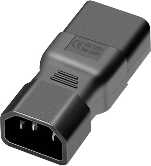 Dracaena 10 Pack PDU UPS Power IEC Male C14 to Female C19 Adapter Connector