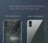 Yuntunele 13 6.1 inches Set Back Covers Glass Replacement Compatible with iPhone All Carriers with Professional Tool