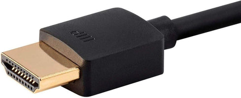 8K 2.1, 8K@60Hz, 4K@120Hz, 48Gbps, 2ft, Monoprice Ultra High Speed Slim HDMI Cable - HDMI HDR, VRR, Black