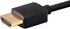 8K 2.1, 8K@60Hz, 4K@120Hz, 48Gbps, 2ft, Monoprice Ultra High Speed Slim HDMI Cable - HDMI HDR, VRR, Black