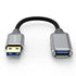 Short USB Extension Cable 6 inch, USB A 3.0 Extender Male to