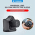 TONHOKJ 99% Universal Lens Cap, Fits DSLR & Mirrorless Camera Lenses, Silicone Lens Cover with Element Proof