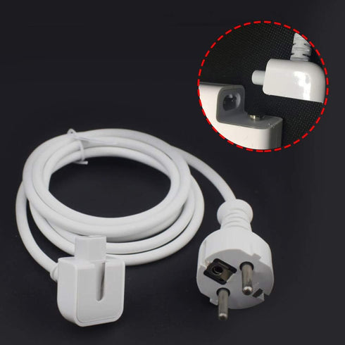 Extension Wall Cord Plug EU Standard for MacBook 11 Inch 13 Inch 60W, MacBook Pro 15-17 Inch 85W Power Adapter