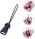 CALLARON 8pcs Quick Release Camera Buckle Clip Adapter for Strap, Easy Release Anchor Links for SLR, Black