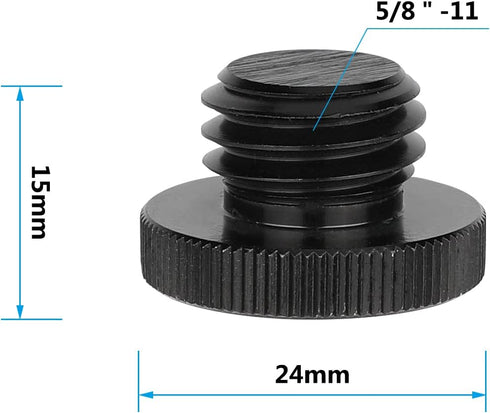 1/4"-20 5/8"-11 3239 CAMVATE Female to Male Screw Adapter for Tripod Laser Level Adapter Bosch(Aluminum Alloy)