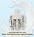 Gateron Smoothie Keyboard Switches - 40gf White 5-Pin Factory Pre-lubed Switches (36PCS)