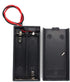 2 AA Battery Holder with Leads, ON/Off Switch, Screw Cap Case, 2 Slots x 1.5V 3 Volt (4-Pack)