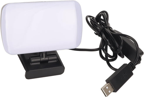 ChiweiJ Webcam Light USB Powered Mini Video Light with 3 Colors and 10