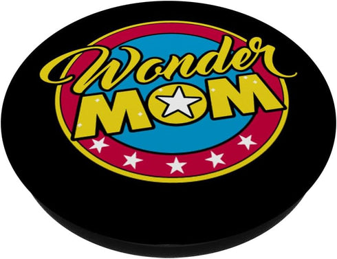 Funny Wonder Mom Women Superhero PopSockets Swappable PopGrip