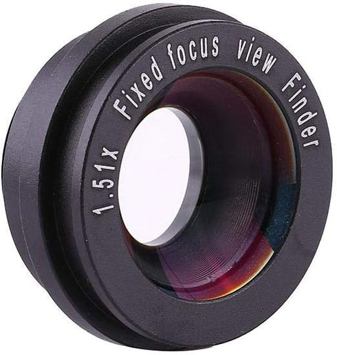 1.5X 6 EBTOOLS Fixed Focus Viewfinder, Eyepiece Magnifier Eyecup for DSLR Camera with Magnifier Mounting Bases Also