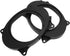 1/2 Car Speaker Adapter - 2pcs 6X9 Car Speakers, 6.5inch Black Speaker Adapter Bracket Ring with 2 Wire Harness