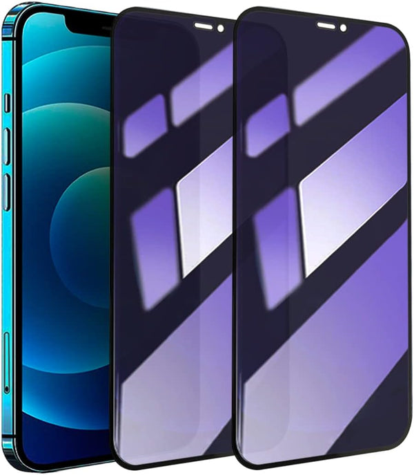 iPhone 12 / 12 Pro Privacy Screen Protector 2 Pack, 9H Hardness, Scratch Resistant, Shatter-Proof, Full Coverage.