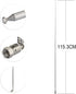 Superbat 75 Telescopic FM Antenna for Stereo Receiver Indoor, FM Radio Antenna Ohm UNBAL for Yamaha Onkyo Denon Table
