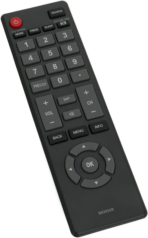 New NH303UD sub NH305UD Remote for Emerson TV Models LE290EM4F, LE391EM4, LF280EM5, and more