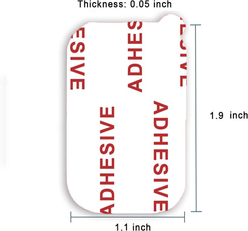 12 Pack Very High Bond Rectangle Sticky Adhesive Replacement Kit for Car Dashboard