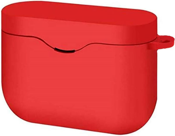 Case Compatible with Sony WF-1000XM3, Shock Drop Proof Soft Silicone Cover, Red