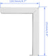 suptek 6 inch 66 lbs, 30 PRL001, (1 Universal Projector Screen Wall Mount L-Brackets Wall Hanging Mount Adjustable