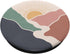 Boho Sun Mountains Retro Vintage Aesthetic Sunrise Art Phone PopSockets Standard PopGrip