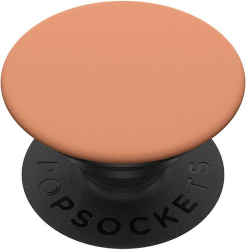 Pastel-Peach 2021 Matte Plain Phone-12 - Cute Solid-Color PopSockets PopGrip: Swappable Grip for Phones & Tablets