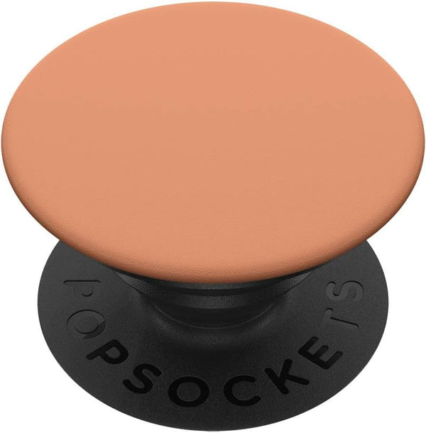 Pastel-Peach 2021 Matte Plain Phone-12 - Cute Solid-Color PopSockets PopGrip: Swappable Grip for Phones & Tablets