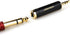 MOBOREST 3.5mm to 1/4'' Stereo Pure Copper Adapter, 1/8'' Male Plug to 1/4'' Jack Female Socket, Black - 1PCS