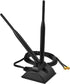 Eightwood WiFi Antenna with RP-SMA Male Connector, 2.4GHz 5GHz Dual Band Magnetic Base