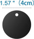 Mount Metal Plate(12Pack) for Magnetic Car Mount Phone Holder with Full Adhesive for Phone Magnet, Magnetic Mount, Car Mount Magnet-12X Round (Black)