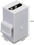 HDMI Keystone Jack 4K, 20 Pack HDMI Keystone Insert Female to Female Coupler Video Adapter (White)