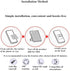 Bee Shape Style Alloy Color Paint Panel 360° Rotation Cell Phone Ring Holder Stand, Compatible with iPhone Samsung LG