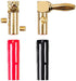 Monoprice 10 Pair Right Angle 24k Gold Plated Banana Speaker Wire Cable Screw Plug Connectors (121915)