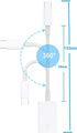 USB C to USB 3.0 Adapter (2 Pack), Type C to USB 3.0 Female OTG Cable for MacBook Pro/Air M2/M1/2020, iPhone 15