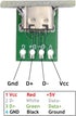 NFHK DIY OEM 5pcs/Set Type C Female Socket Connector Panel Mount with PC Board 24pin USB 2.0