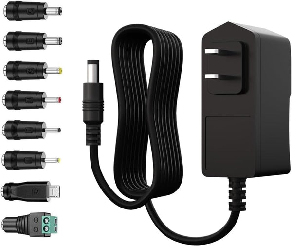 ENGFYADSY 6V 1A DC Power Supply Adapter AC 100-240V to DC 6 Volt