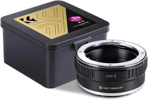 K&F Concept Lens Mount Adapter for Olympus OM Lens to Sony NEX (E-Mount) Camera Body