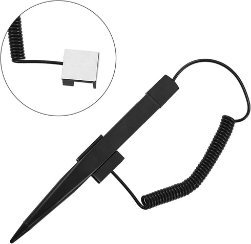 Universal Disc Tip Resistive Stylus, Capacitive Touch Screen Pen with Spring Rope for Tablet Mobile Phone Industrial PC
