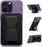 Generic Slim Phone Wallet with Stand & Grip 3-in-1 Adhesive Leather Card Holder,