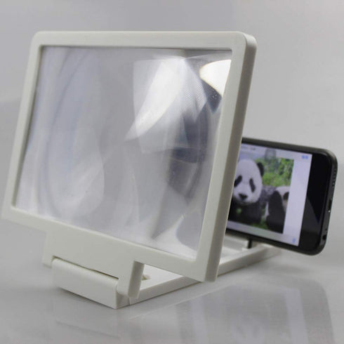 WOEIFGV 3D Enlarged Screen Phone Stand Bracket Screen Amplifier Screen Video Magnifier for Smartphone