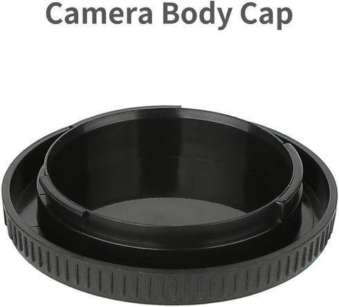 2 Pack Rear Lens Cap & Camera Body Cap Cover Kit for Sony A77II, A77, A99II, A99, A58, A57, A65, A55, A37, A35, A33